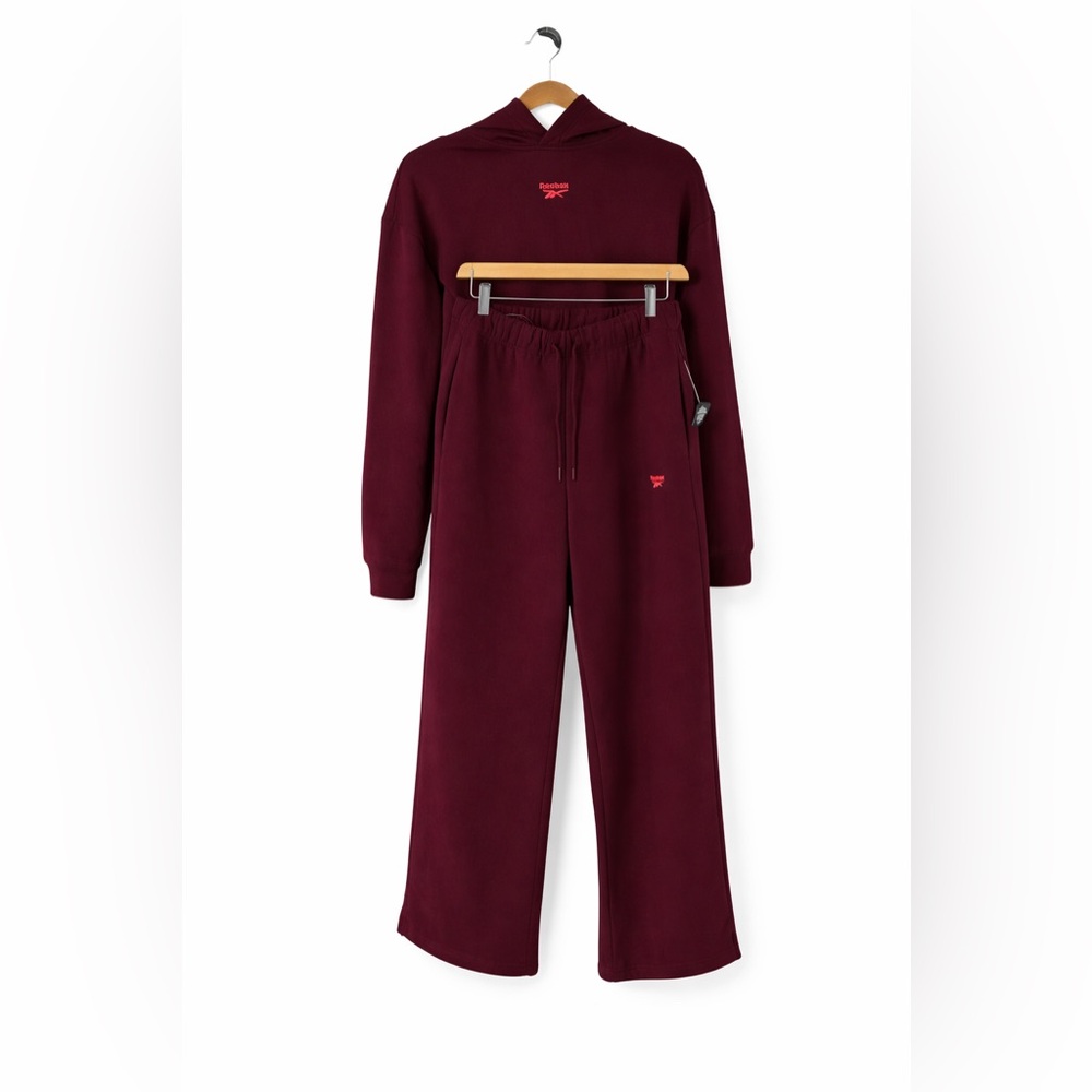 Reebok Women’s Maroon Hooded Set - Deep Burgundy